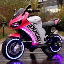 Детский мотоцикл M 4053 L-8, Ducati, кожаное сиденье